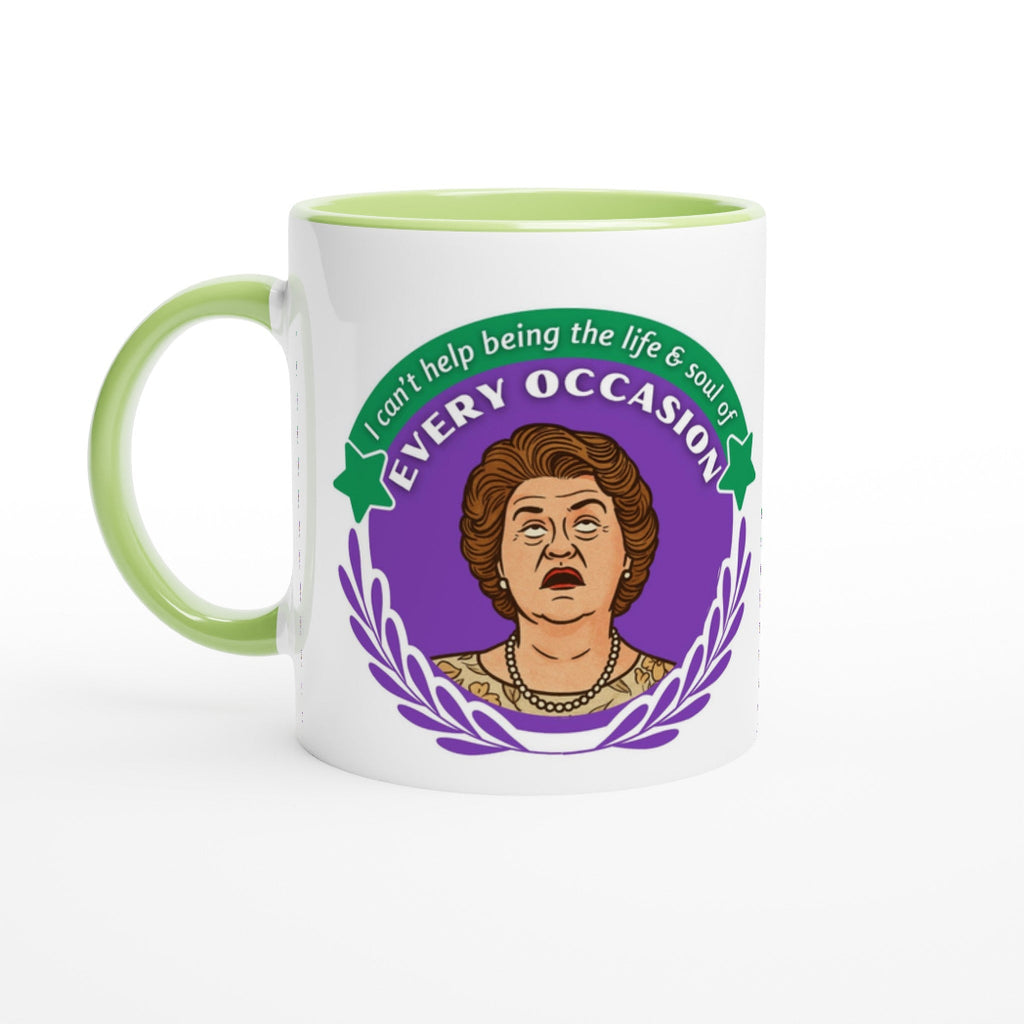 Hyacinth Bucket Mug for every Occasion Green