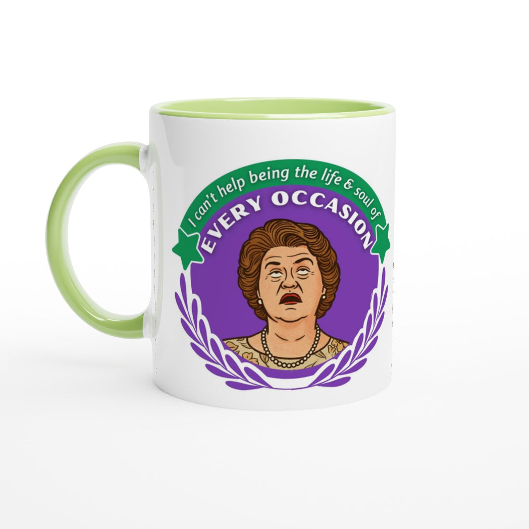 Hyacinth Bucket Mug for every Occasion Green
