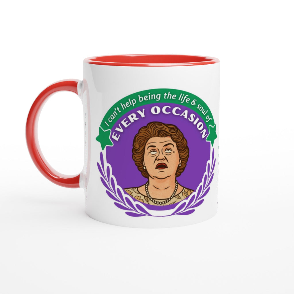 Hyacinth Bucket Mug for every Occasion Red