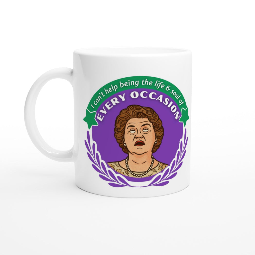 Hyacinth Bucket Mug for every Occasion White