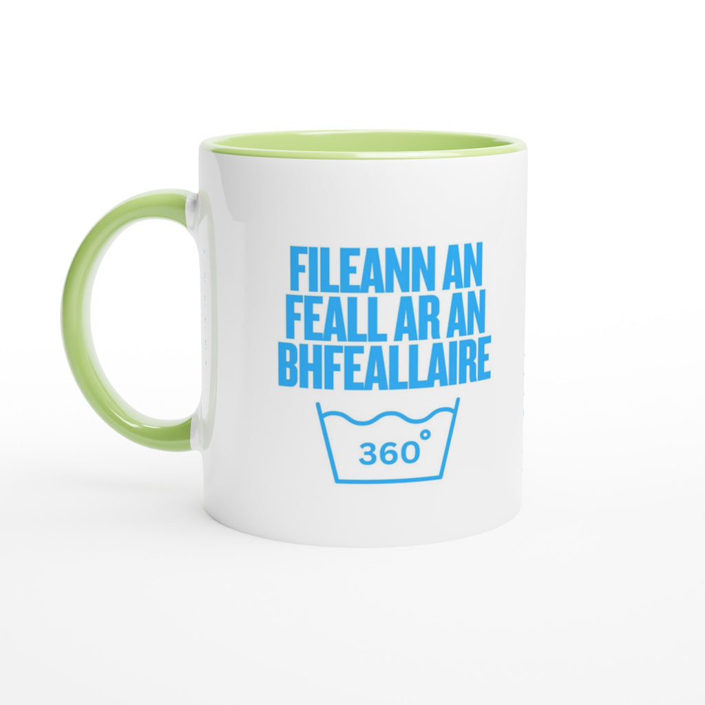 Karma Baby What Goes Around Comes Around Mug Green