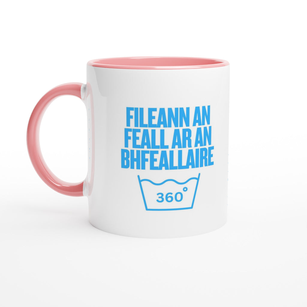 Karma Baby What Goes Around Comes Around Mug Pink