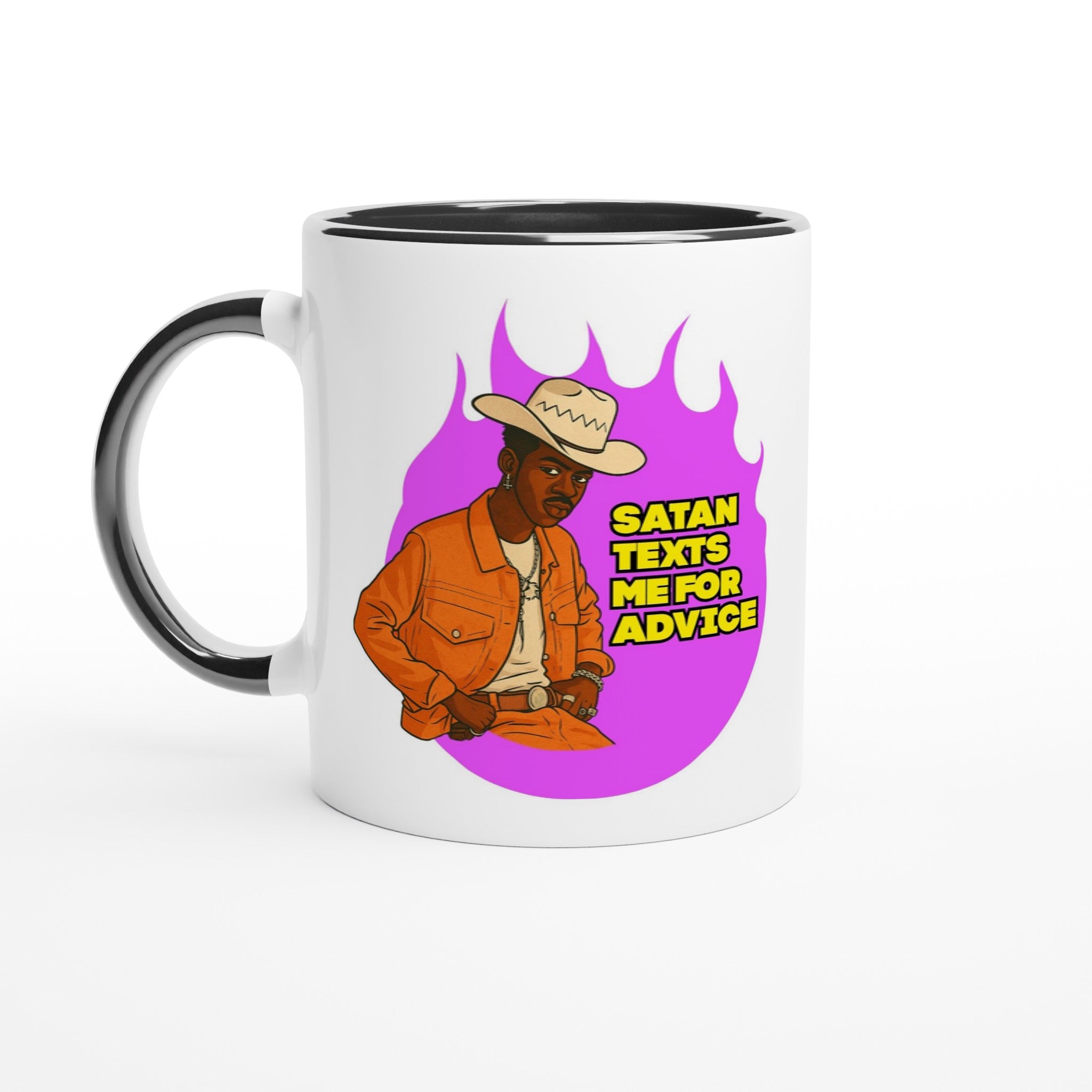 Lil Nas X Mug Black and White