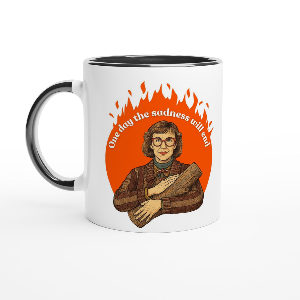 Log Lady Twin Peaks Mug B and W