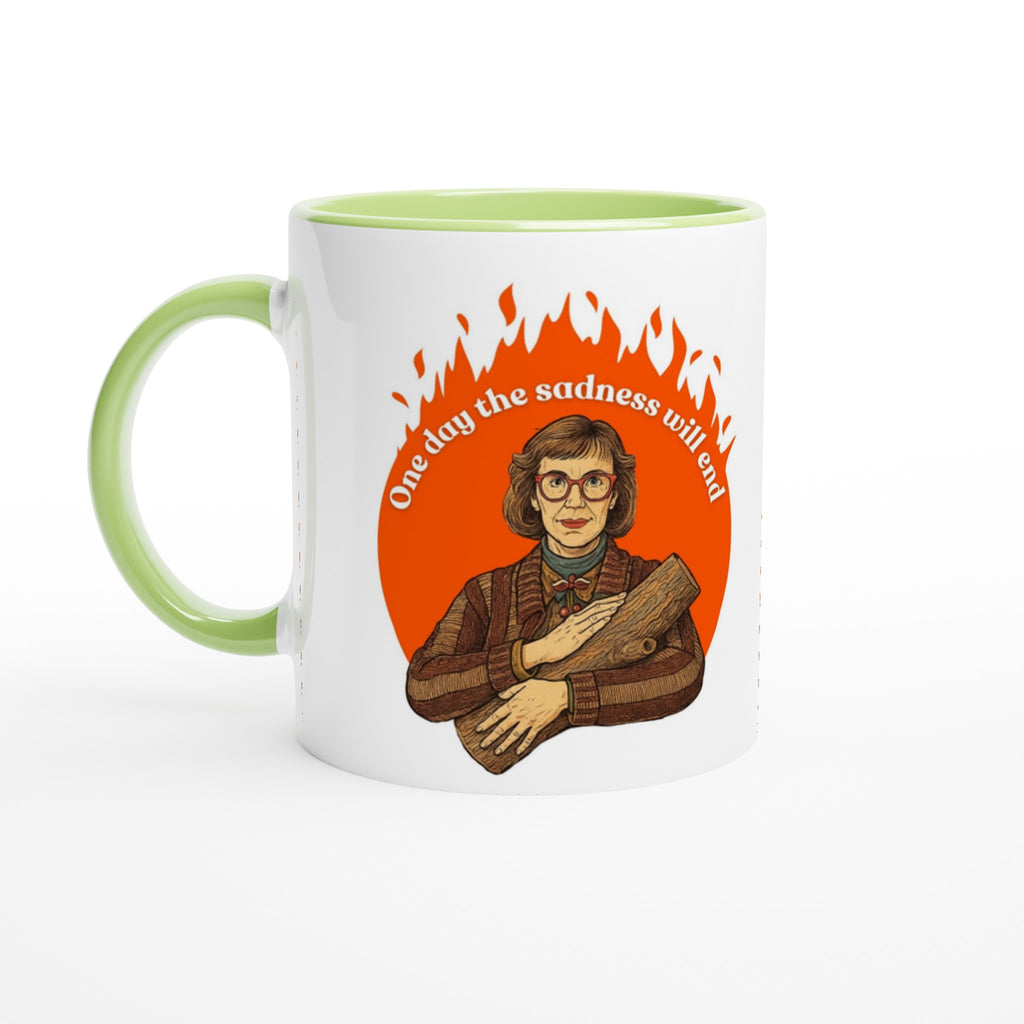 Log Lady Twin Peaks Mug Green