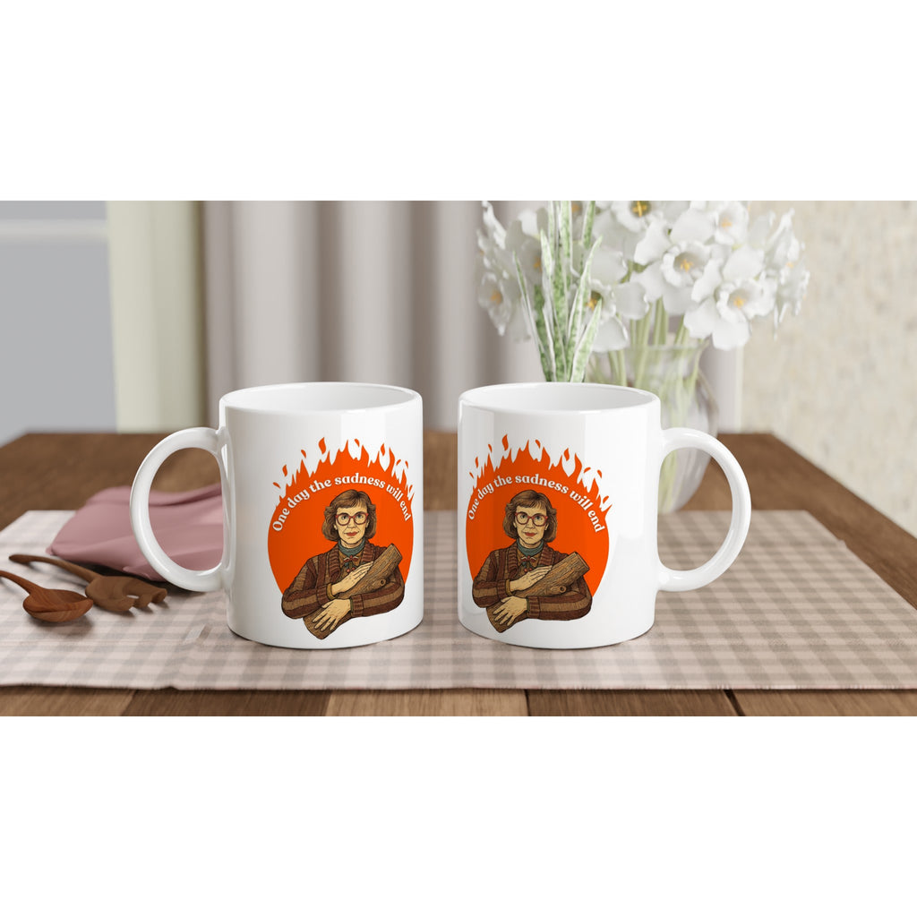 Log Lady Twin Peaks Mugs on your coffee table