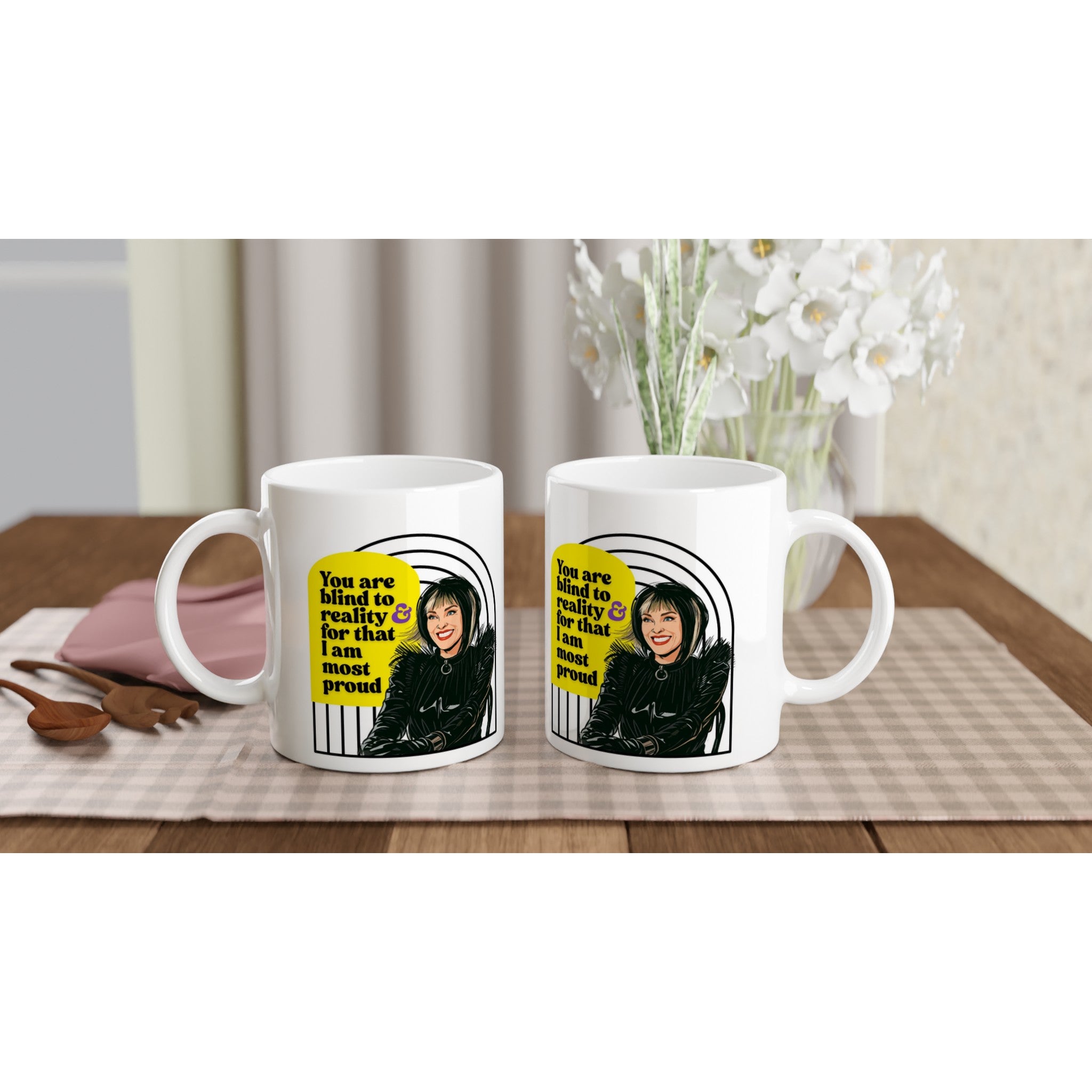 Moira Rose Schitts Creek Mug Black and Whitex2