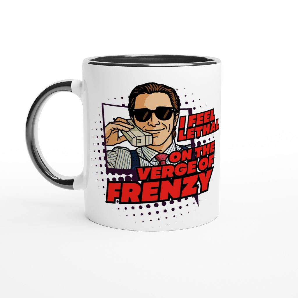 Patrick Bateman American Psycho Black and White Mug