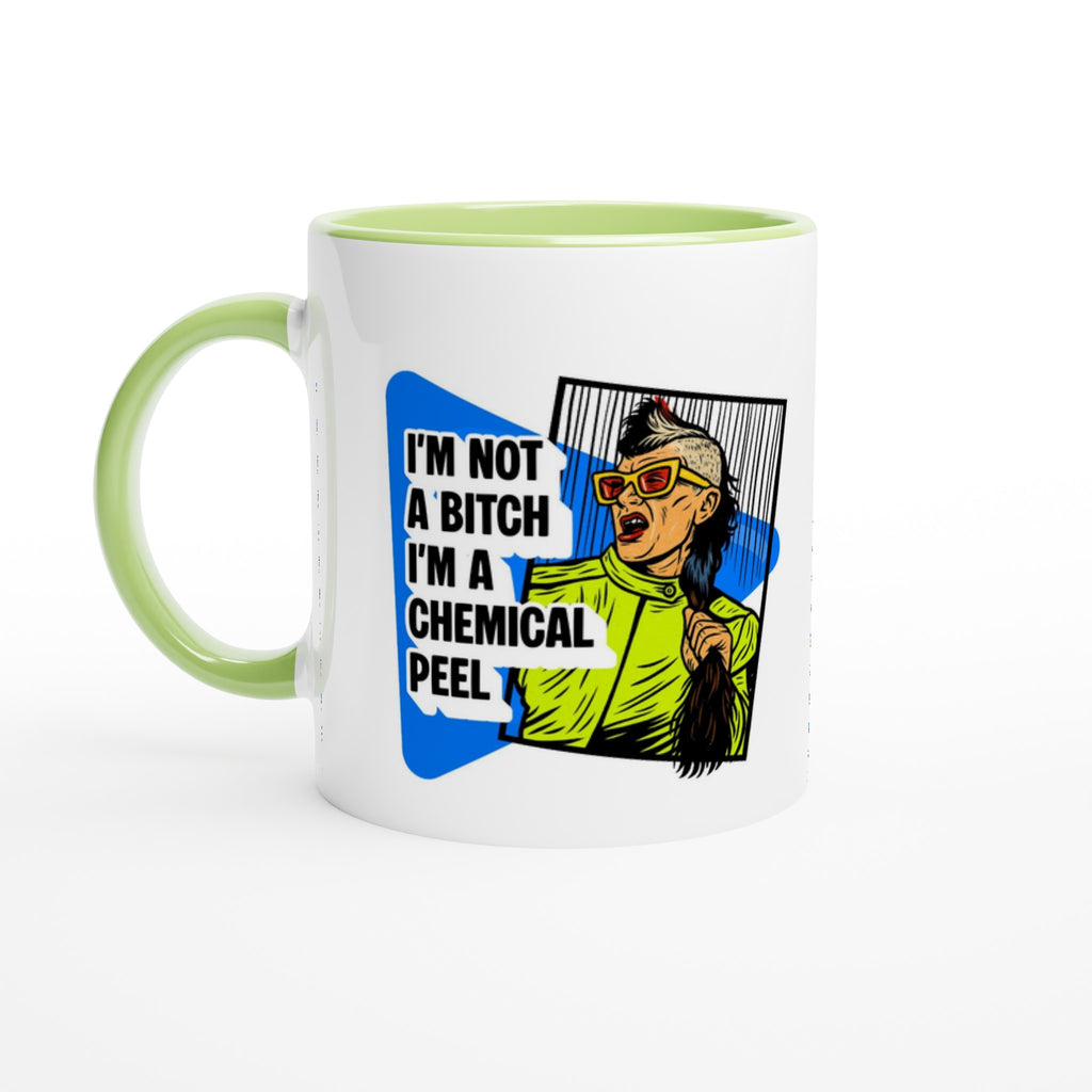 Peaches Mug Lime Green