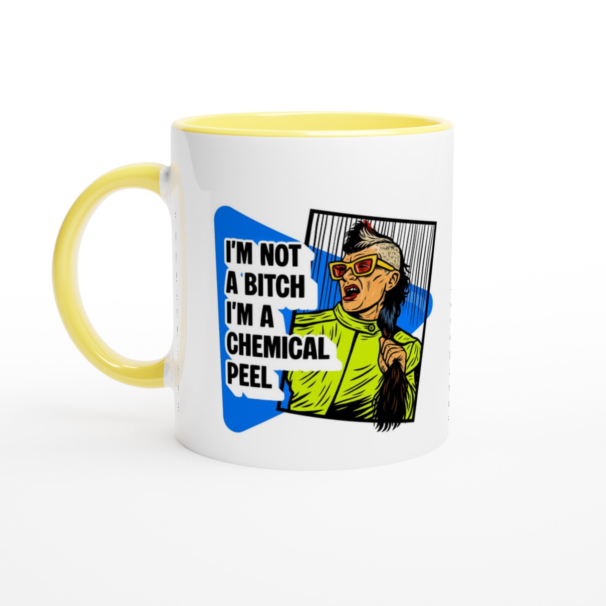 Peaches Mug Yellow