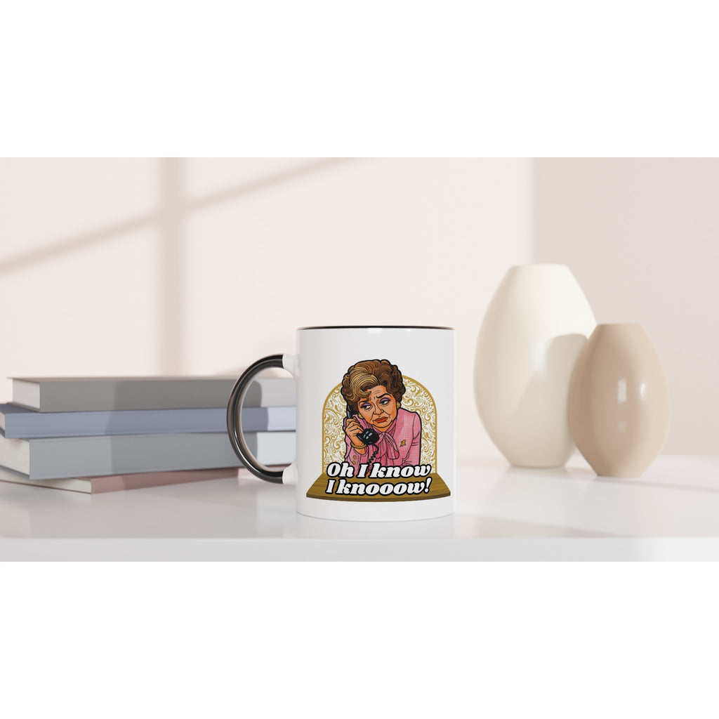 Sybil Fawlty inspired Mug Fawlty Towers black and white on your table