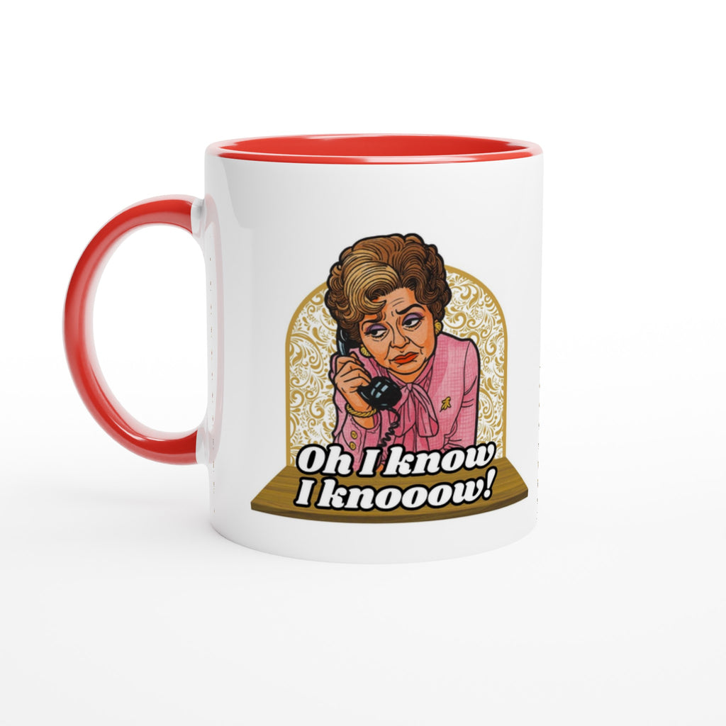 Sybil Fawlty inspired Mug red and white